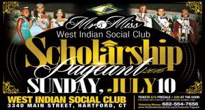 West Indian Social Club 2016 Scholarship Pageant Flyer