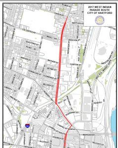 2017 WEST INDIAN CARNIVAL PARADE - ROUTE - MAP