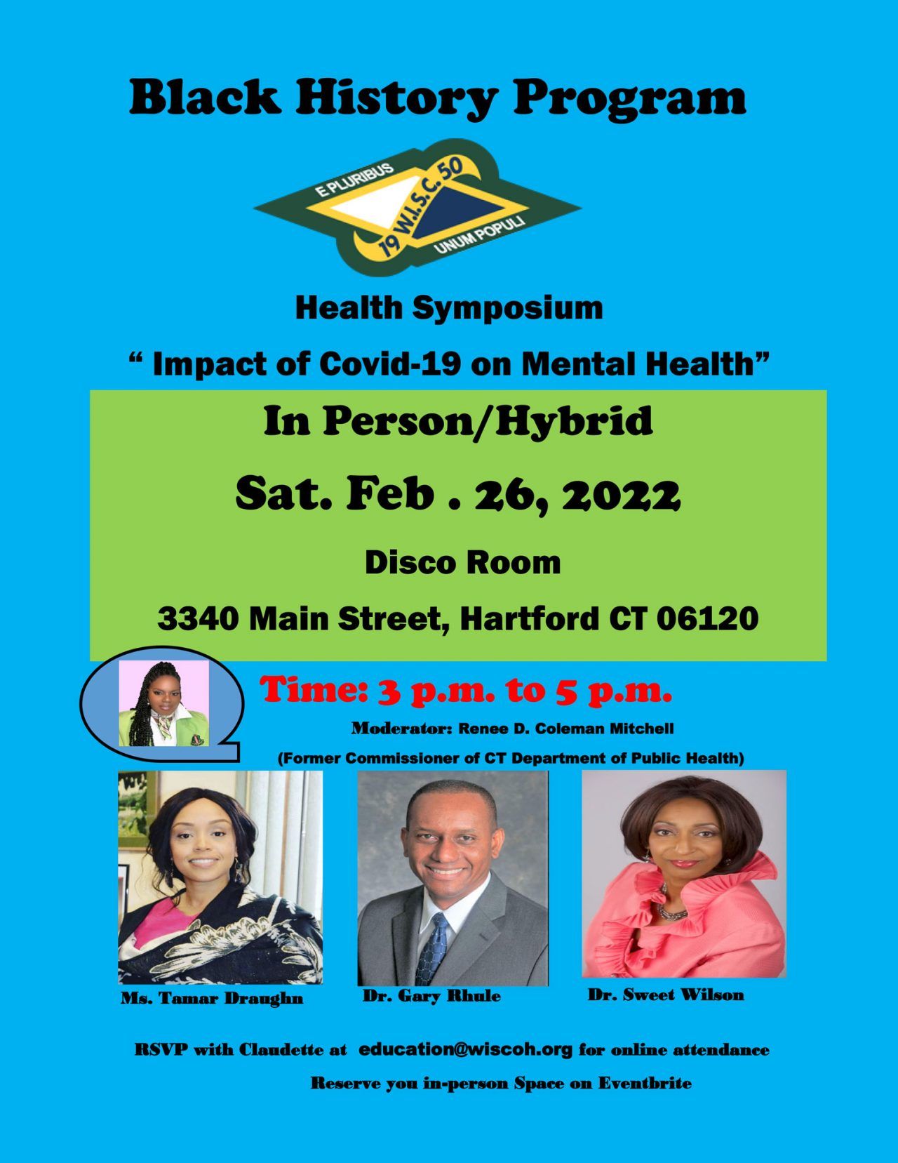 Black History Program West Indian Social Club Of Hartford WISCOH 