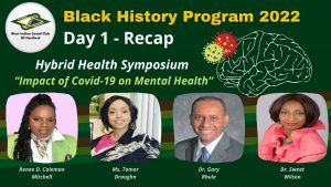 WISCOH - BLACK HISTORY PROGRAM - 2022 - Covid-19 on Mental Health
