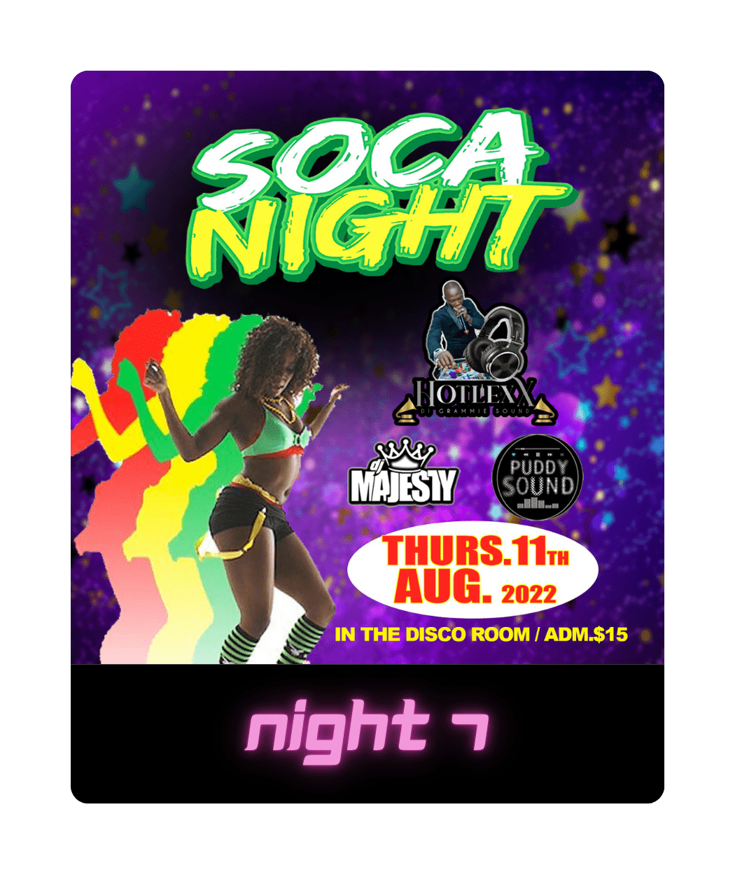 Soca Night - Night 07 - WISCOH West Indian American Celebration Week 2022