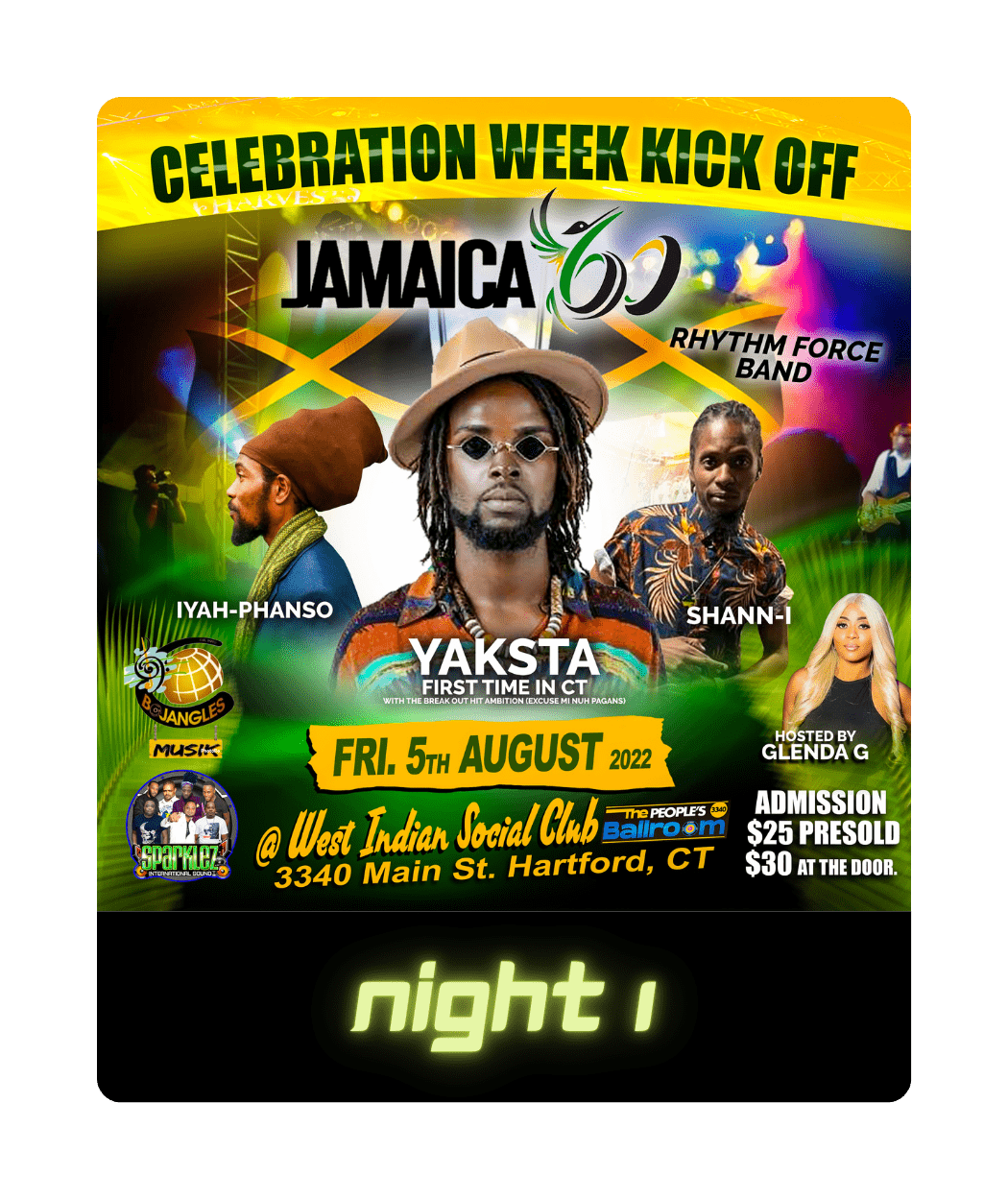 YAKSTA - Night 01 - WISCOH West Indian American Celebration Week 2022