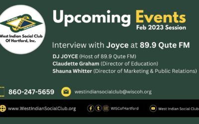 Upcoming Events Feb 23 Interview Segment – WISCOH at 89.9 Qute FM with DJ Joyce