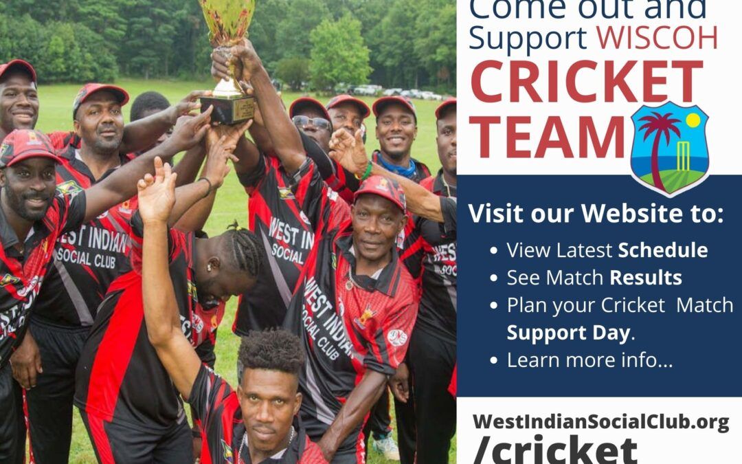 Cricket season is in full swing! Come out and Support WISCOH’s cricket Team.