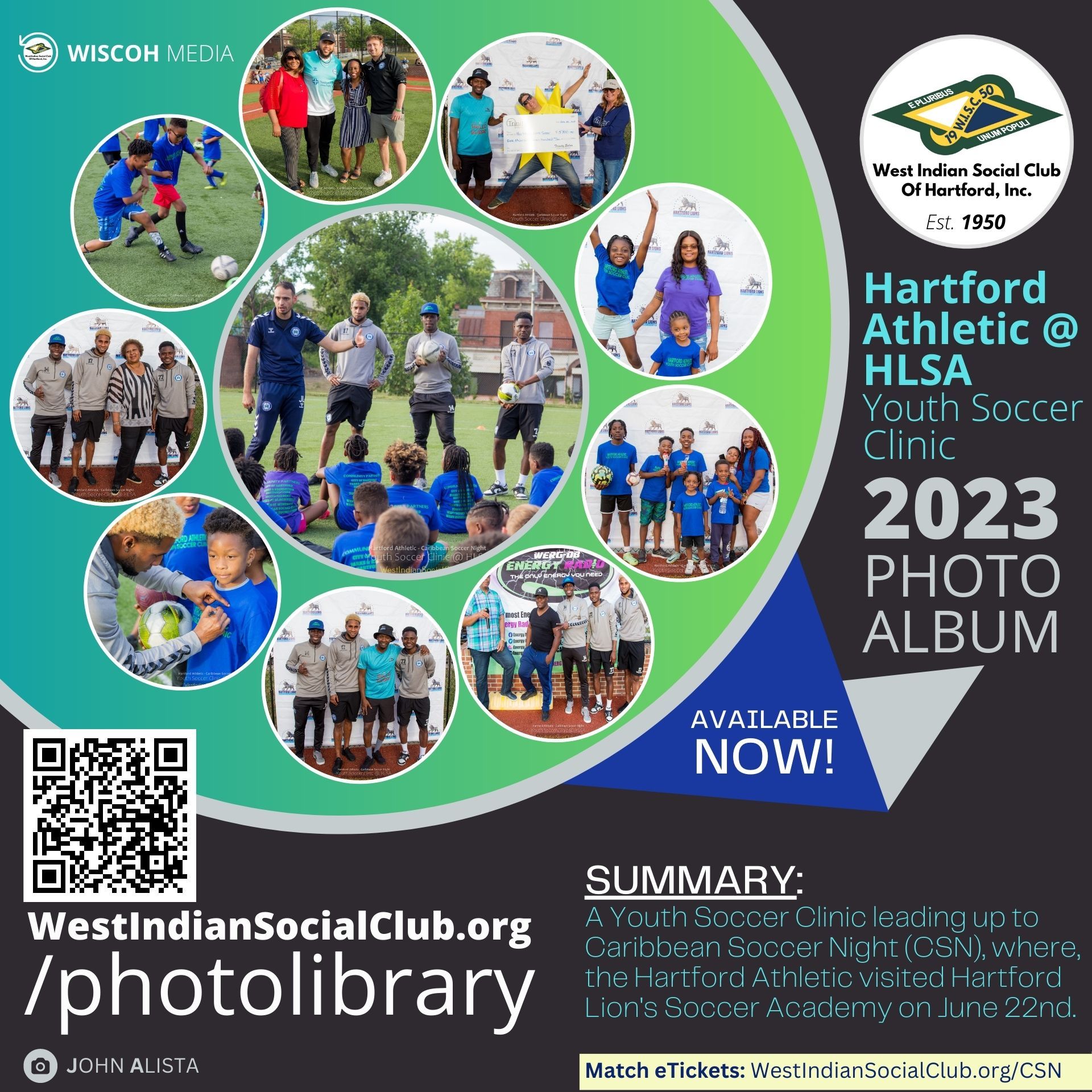 Youth Soccer Clinic at Hartford Lion's Soccer Academy 2023 - Hartford Athletic - West Indian Social club Youth Soccer Clinic at Hartford Lion's Soccer Academy 2023 - Hartford Athletic - West Indian Social club