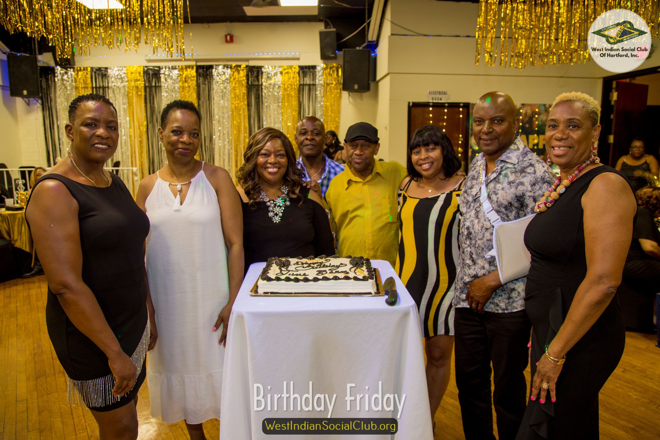 JUNE 2024 - Birthday Friday - Album Cover - Hartford CT - West Indian Social Club of Hartford