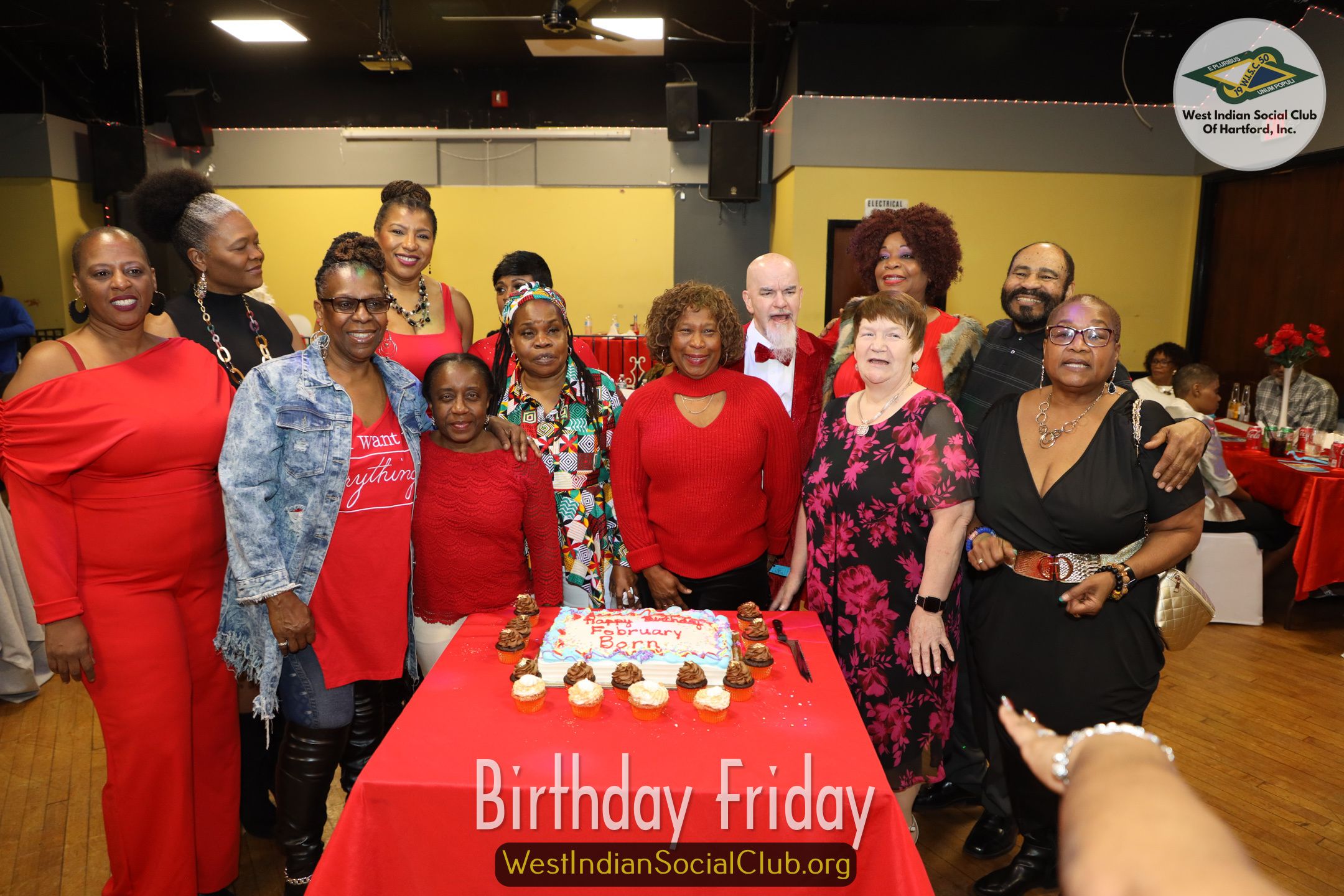 FEBRUARY 2024 - Birthday Friday - Album Cover - Hartford CT - West Indian Social Club of Hartford