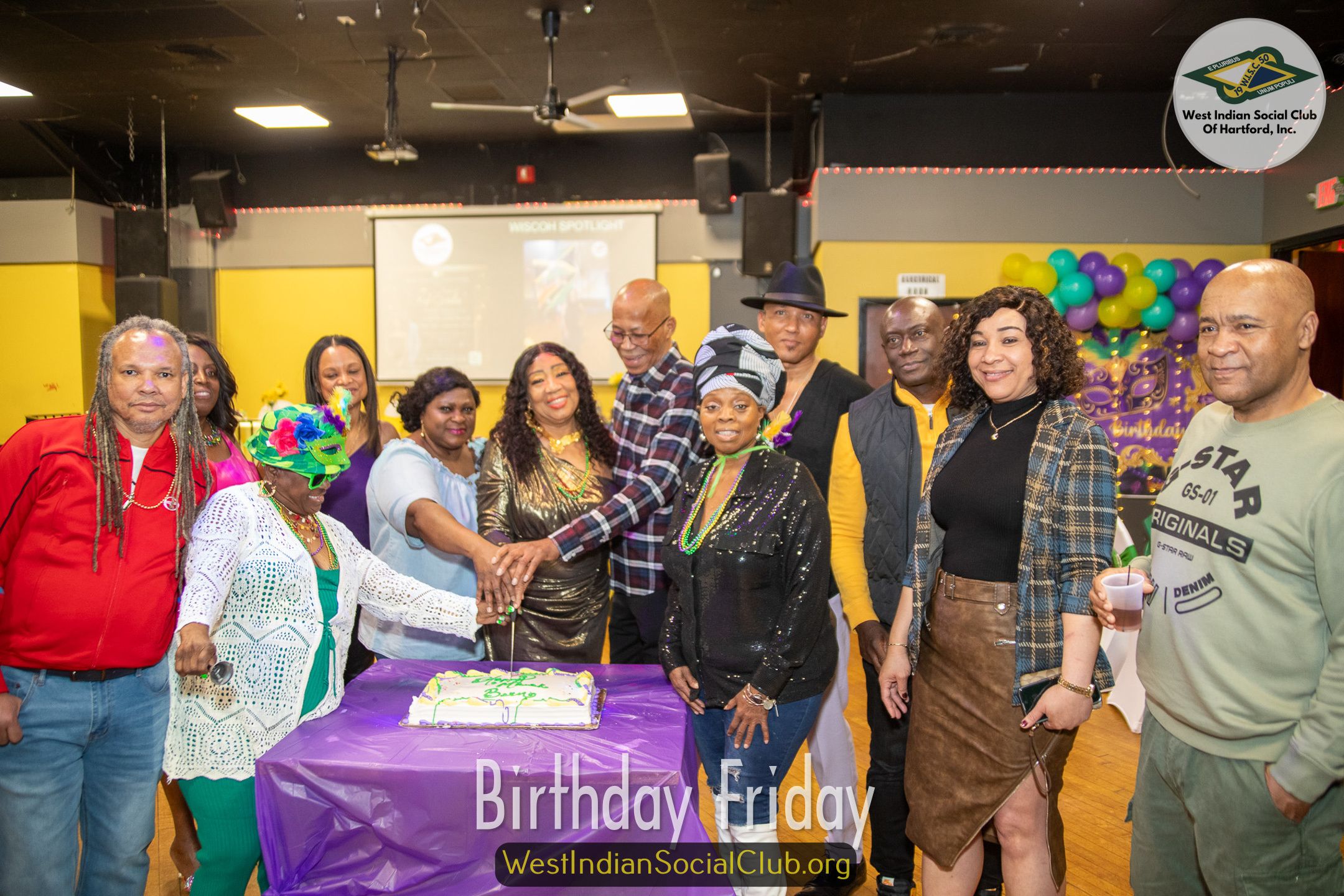 MARCH 2024 - Birthday Friday - Album Cover - Hartford CT - West Indian Social Club of Hartford