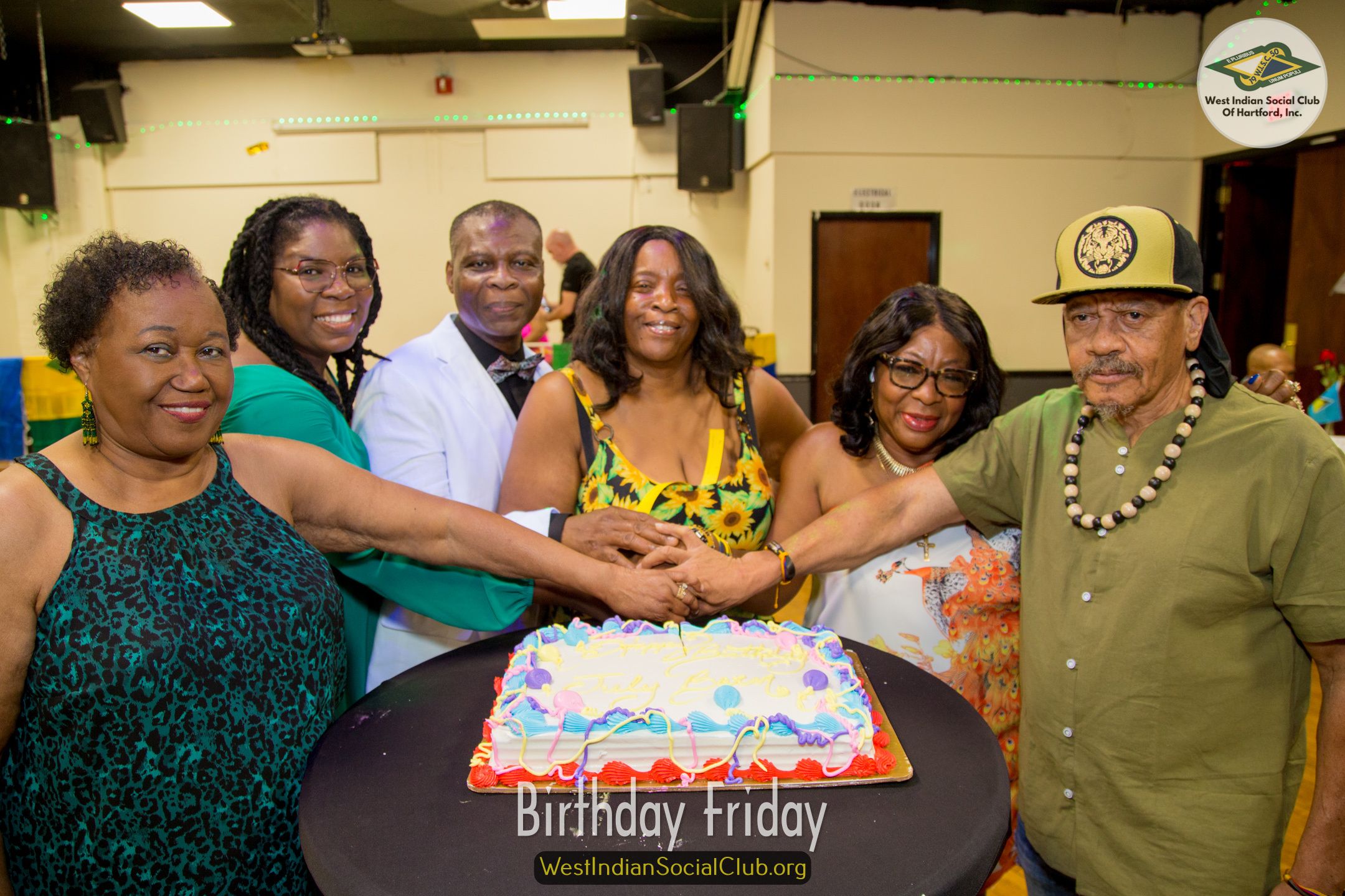 JULY 2024 - Birthday Friday - Album Cover - Hartford CT - West Indian Social Club of Hartford