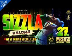 3rd Party Event -2024 The Return of Sizzla Kalonji - Hartford CT - Lion Production Group, Inc.