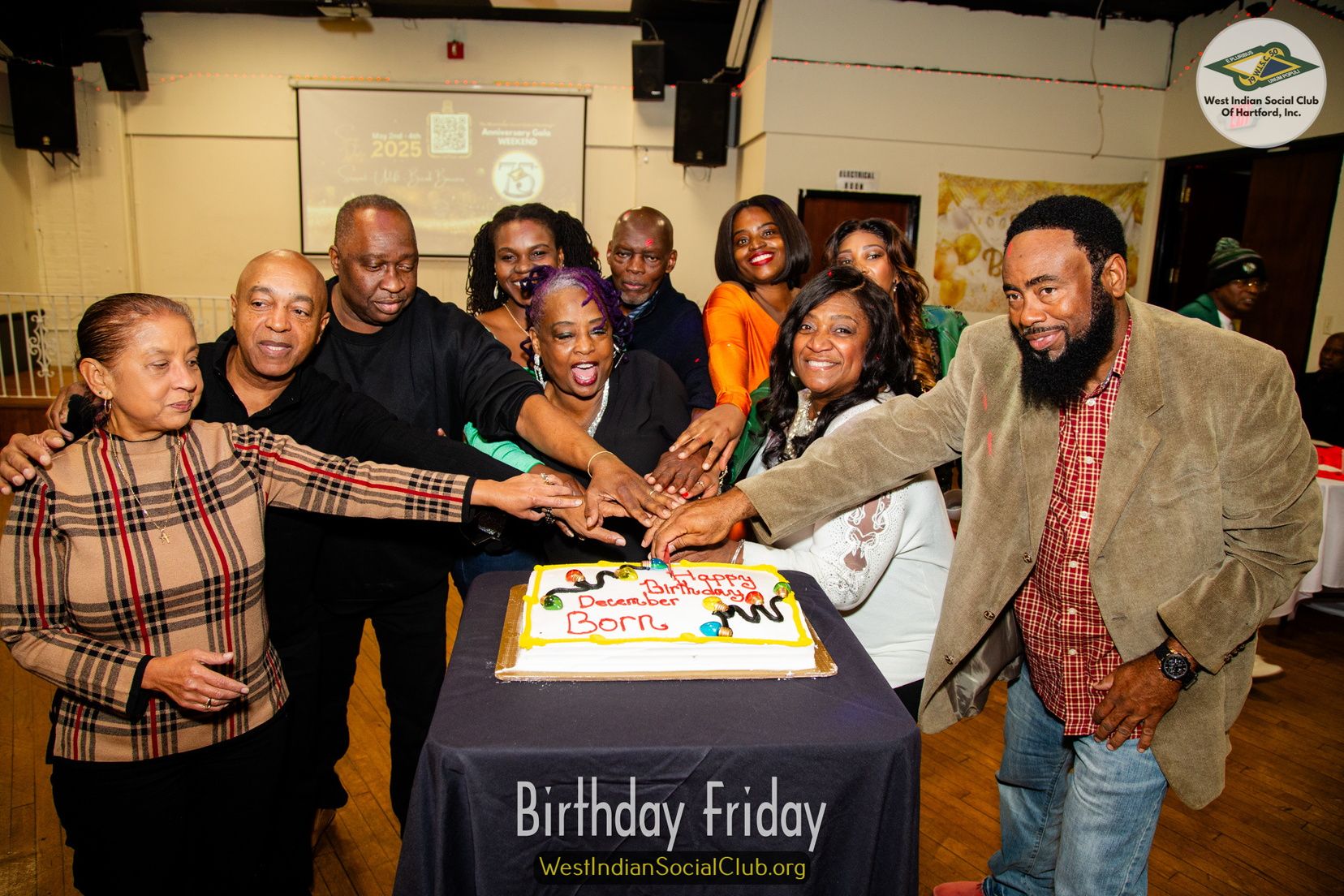 December 2024 Birthday Friday Honorees - Hartford, CT - Community Birthday Friday - WISCOH - West Indian Social Club of Hartford