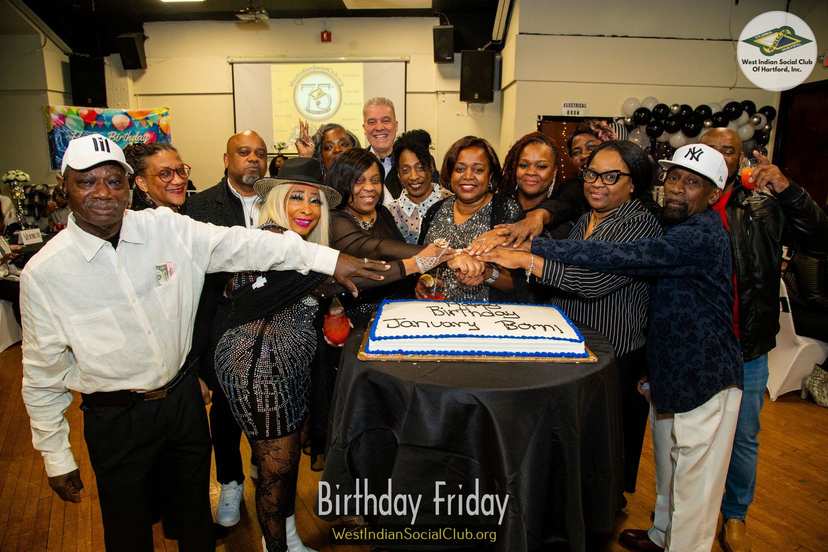 January 2025 Birthday Friday Honorees - Hartford, CT - Community Birthday Friday - WISCOH - West Indian Social Club of Hartford