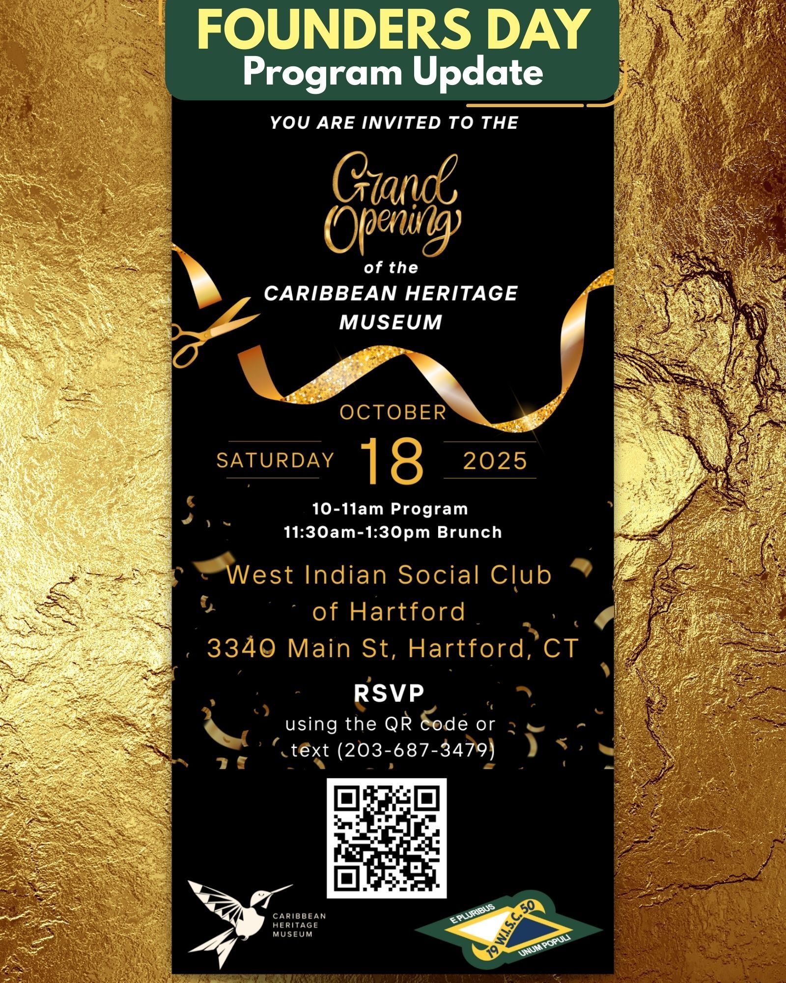 Caribbean Heritage Museum Grand Opening - Founders Day