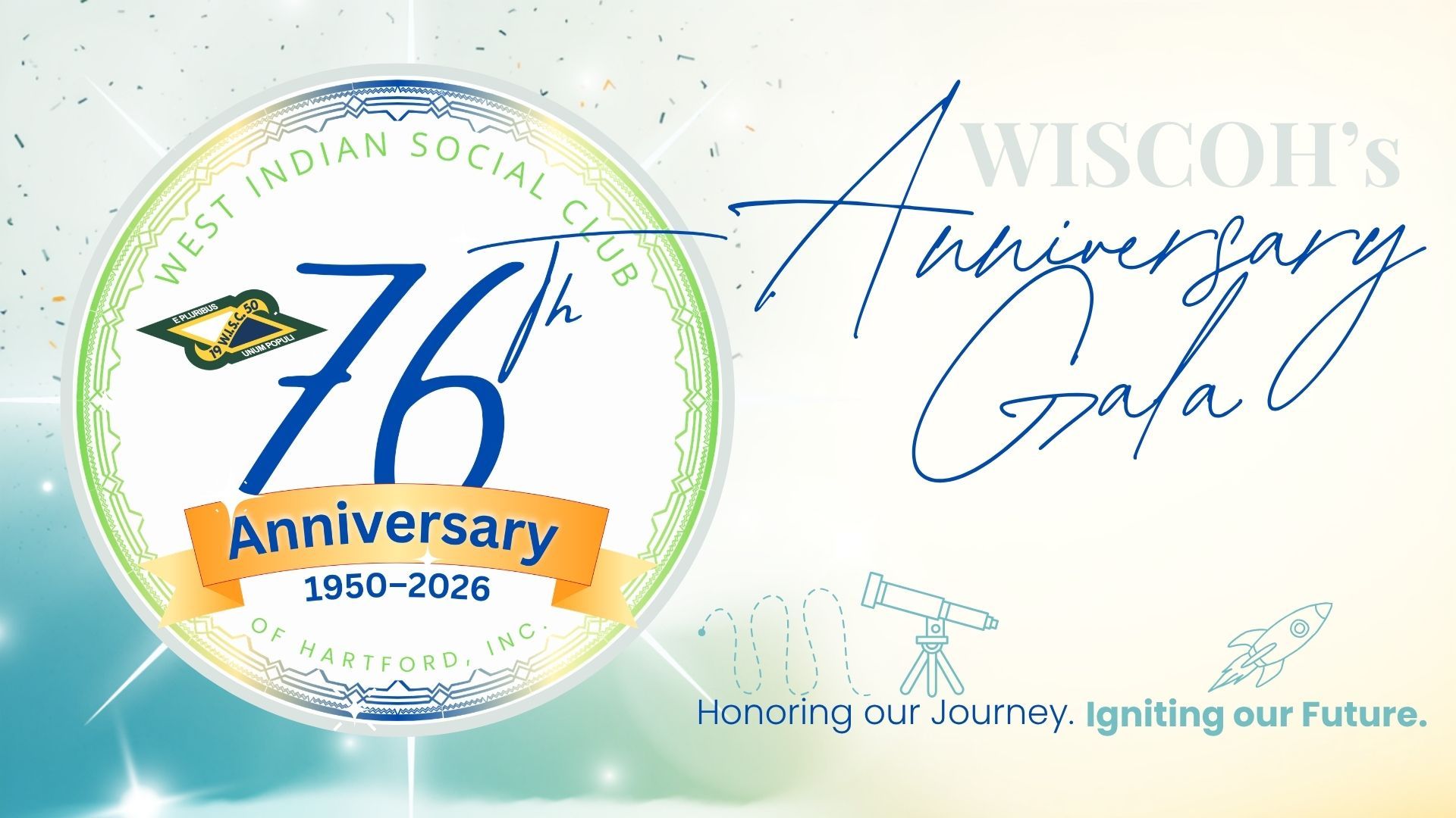 76th Anniversary Gala - West Indian Social Club of Hartford Inc. 2026 - Cover Graphic