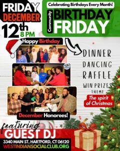 dECEMBER bIRTHDAY fRIDAY 2025