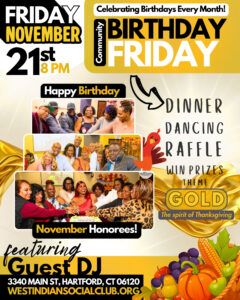 November bIRTHDAY fRIDAY 2025