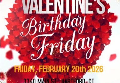Birthday Friday - Valentines Theme 2026 - Red/White