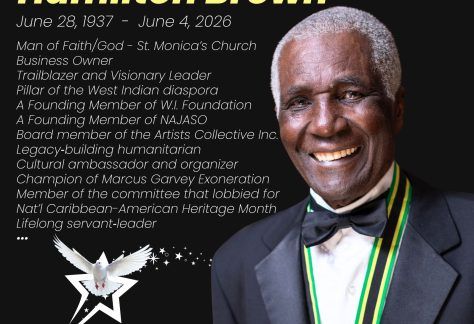 Past President, Chairman of the Trustee Board, and Life Member of the West Indian Social Club of Hartford, Inc., Dermoth Hamilton Brown