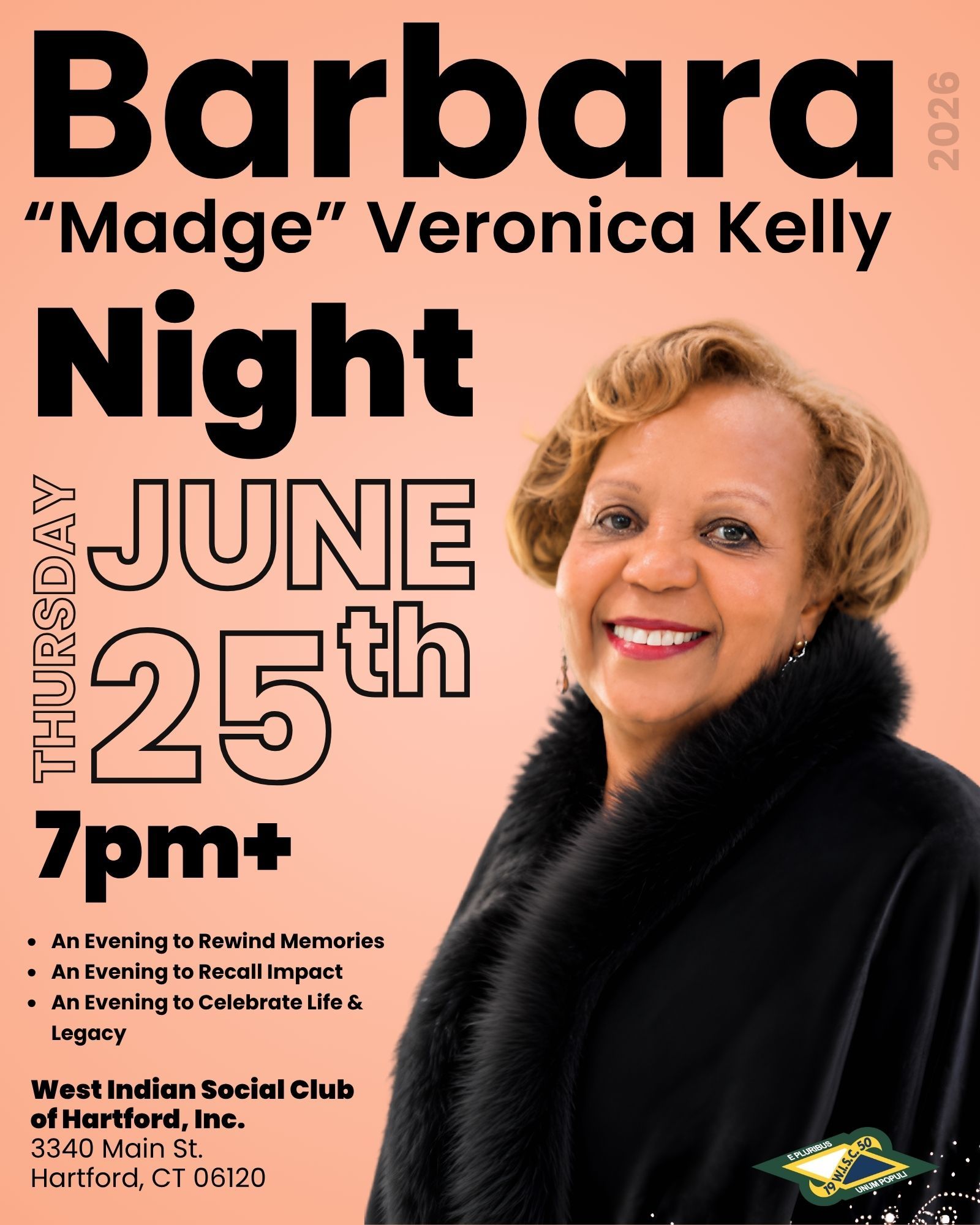 Barbara “Madge” Veronica Kelly Night: Celebrate & Legacy. Life's a Beach: An Evening of Memories & Celebration