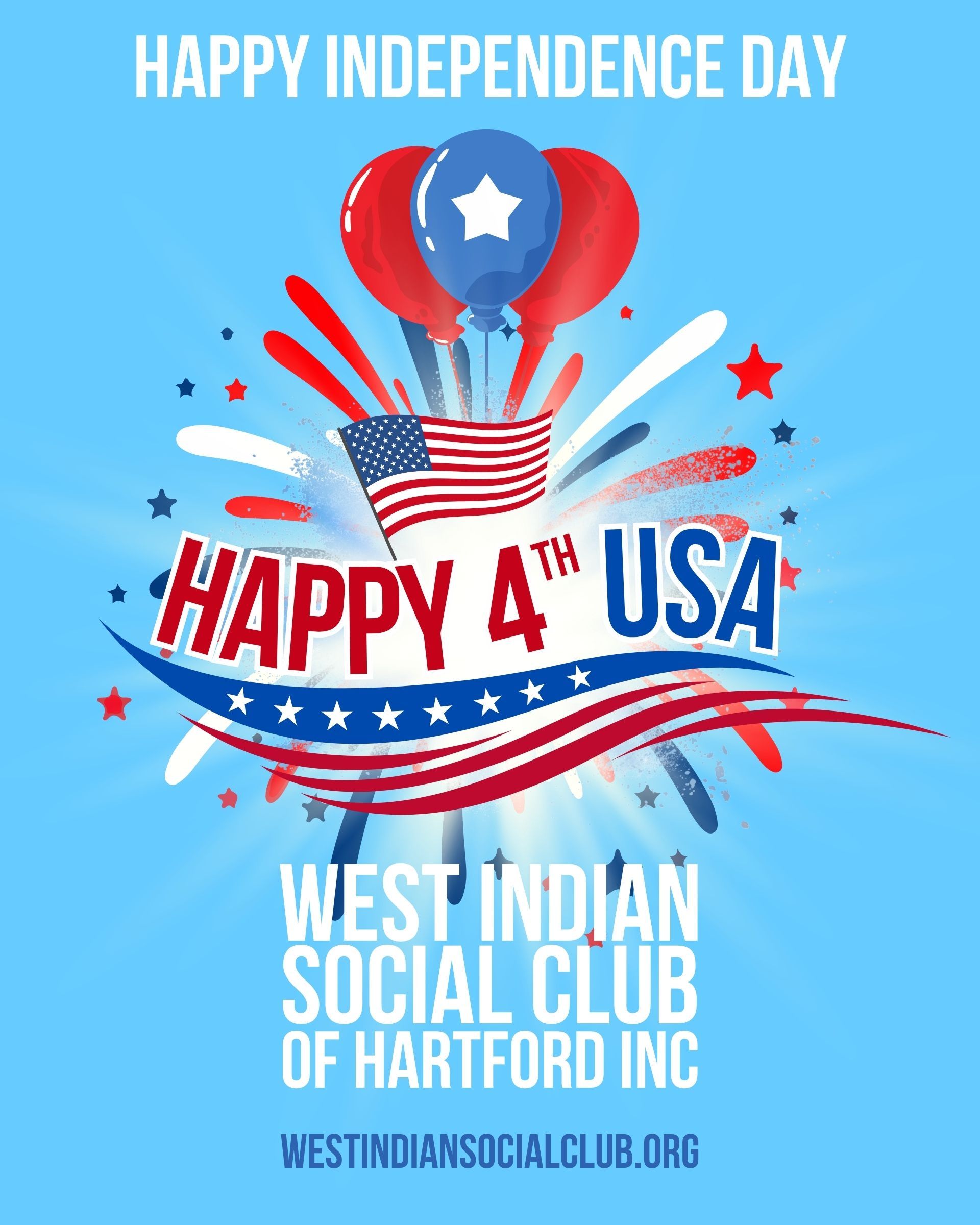 HAPPY INDEPENDENCE AMERICA - USA - INDEPENDENCE DAY - UNITED STATES OF AMERICA