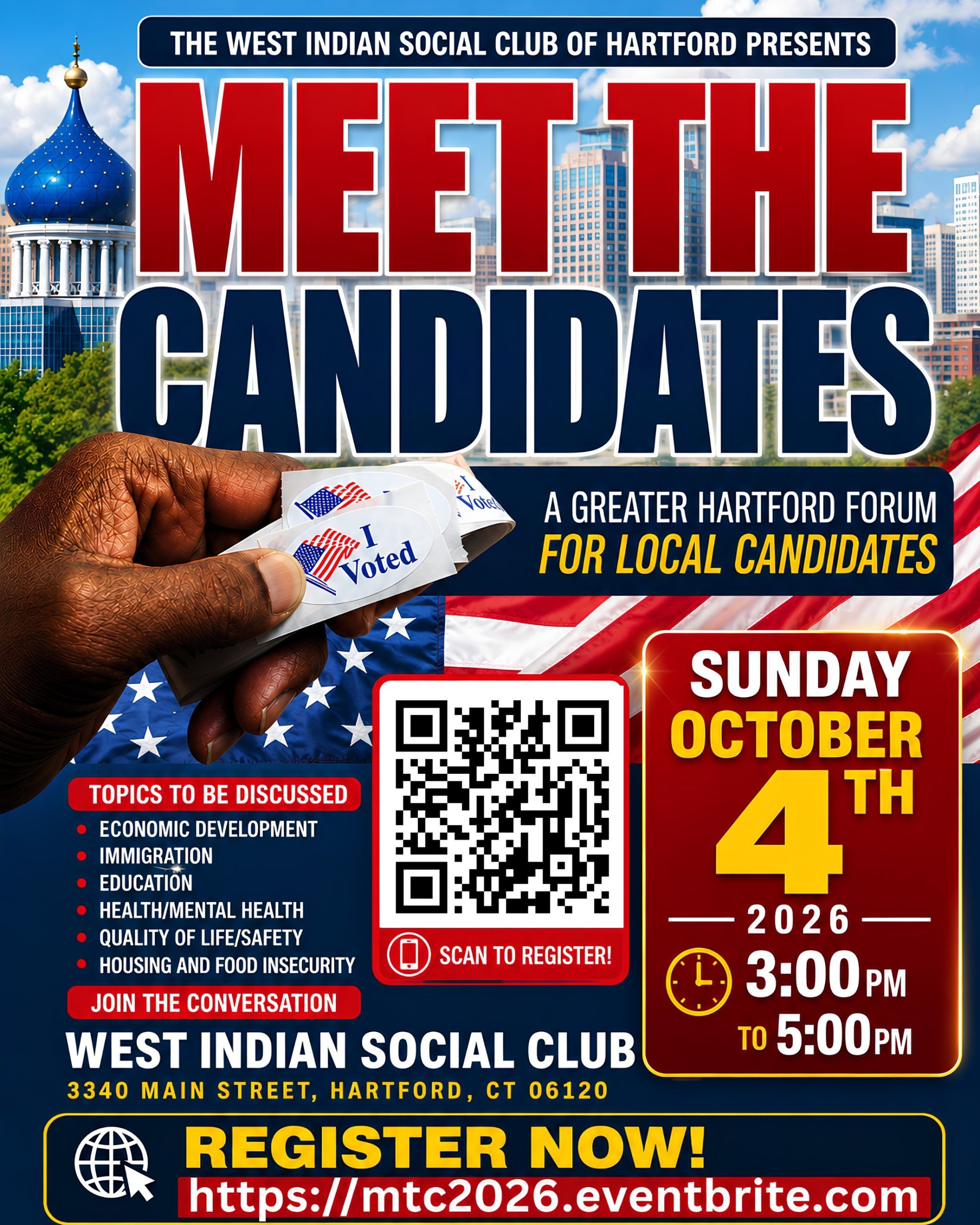 MEET THE CANDIDATES 2026 - Greater Hartford Forum for Local Candidates - Join the Conversation