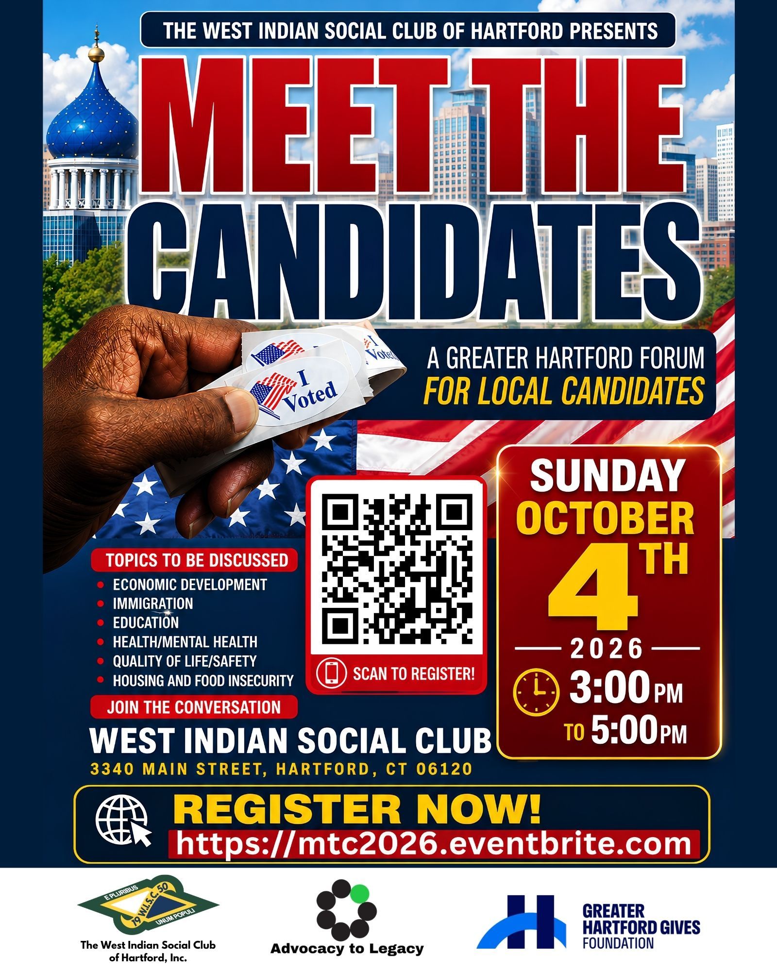 MEET THE CANDIDATES 2026 - Greater Hartford Forum for Local Candidates - Join the Conversation