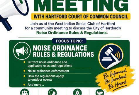 NOISE ORDINANCE - Community Meeting with the City of Hartford - Court of Common Council 2026 - Hartford, CT
