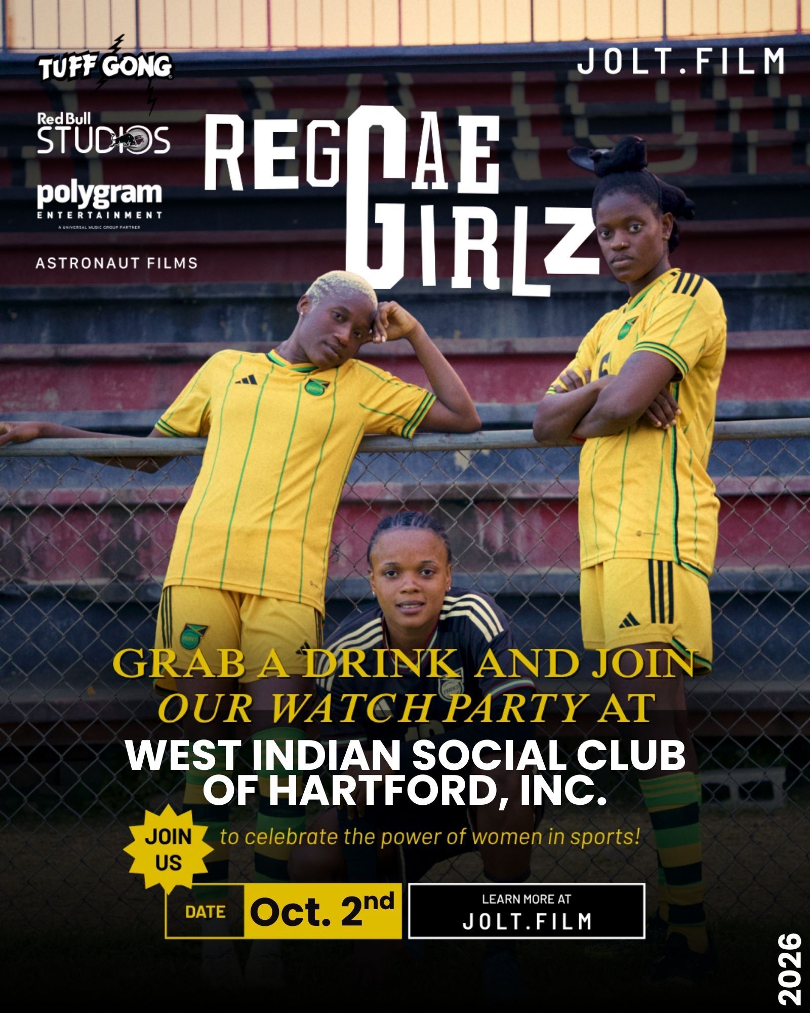 FILM SCREENING - Reggae Girlz - 2026 - Exclusive - West Indian Social Club