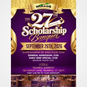 EXTERNAL - 27th Annual Scholarship Banquet 2026 - WIAAGB - Trumbull, CT -