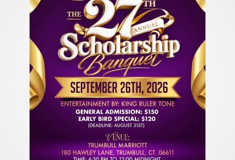 EXTERNAL - 27th Annual Scholarship Banquet 2026 - WIAAGB - Trumbull, CT -