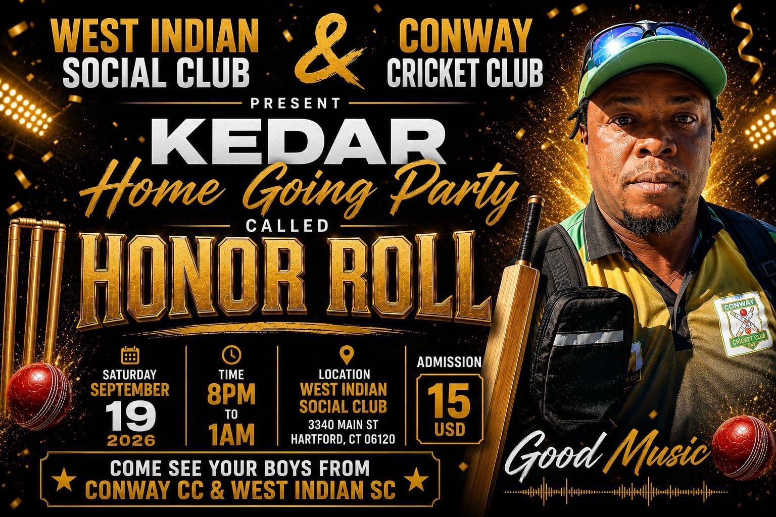 Kedar's Home Going Party 2026