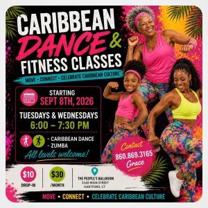 EXTERNAL - Caribbean Dance & Fitness Classes 2026 by GRACE - Hartford, CT