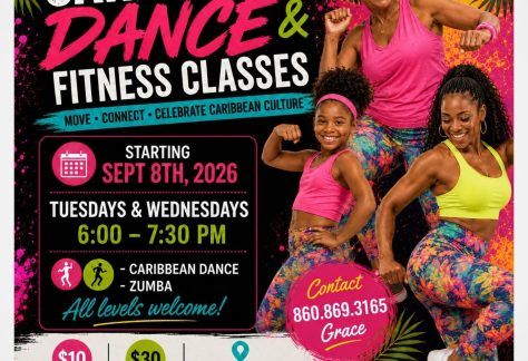 EXTERNAL - Caribbean Dance & Fitness Classes 2026 by GRACE - Hartford, CT
