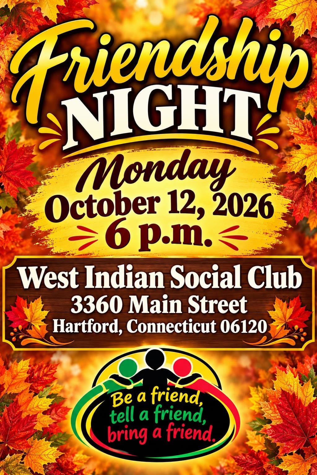 Friendship Group - WISCOH - October 2026